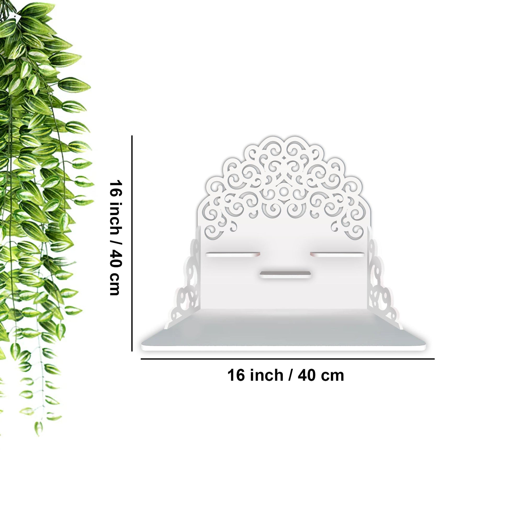 Pooja Mandir Design with Shelf