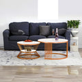  Copper Coffee Table Set of 2