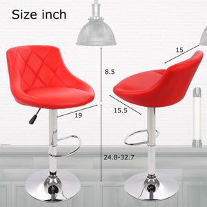 Rest Coral Red Leatherette Long Chair