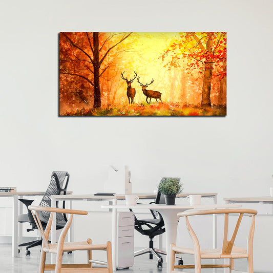  Autumn Forest Premium Canvas Wall Painting