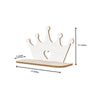 Royality Wooden Wall Mounted Shelf Set of Four with White Finish