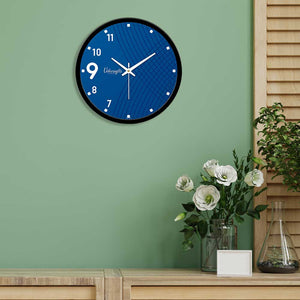 Blue Wall Clock