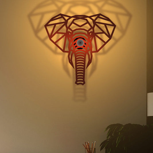 Elephant Design Shadow Lamp