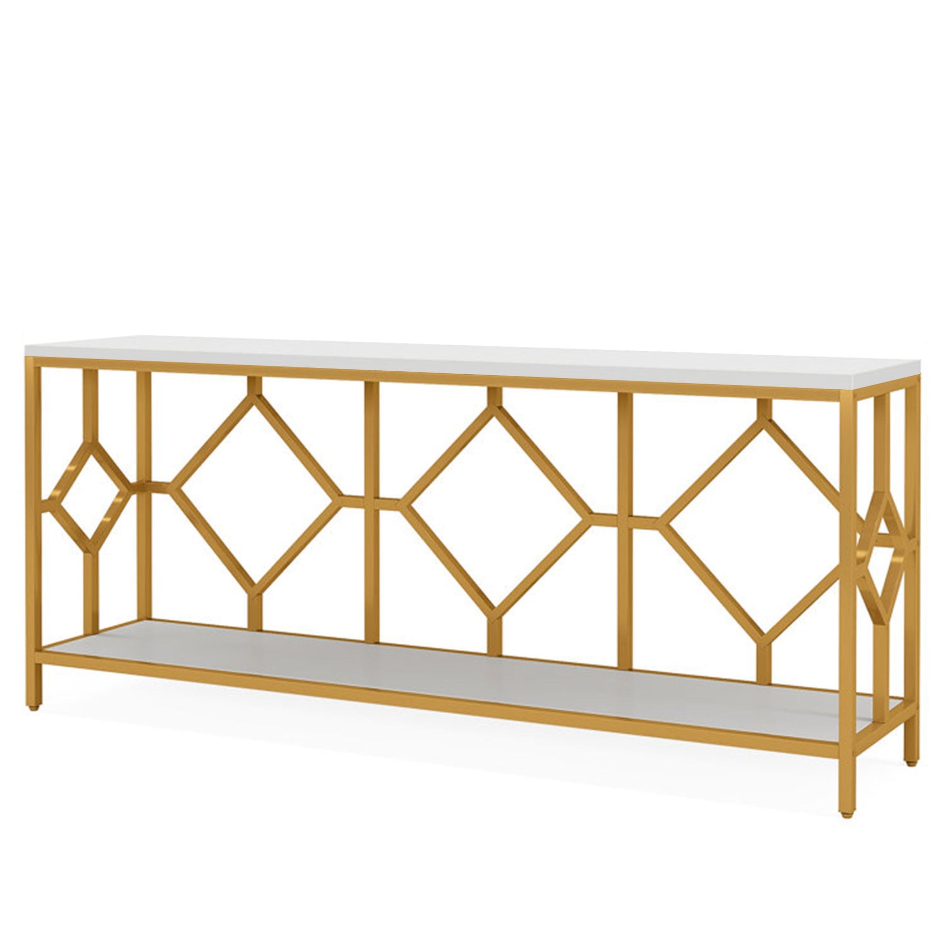 vibecrafts-extra-long-white-gold-durable-marble-2-tier-console-table-MT148