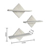 Shaped Wooden Wall Shelf Set of Three