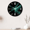 Glowing Green Lights Designer Wall Clock