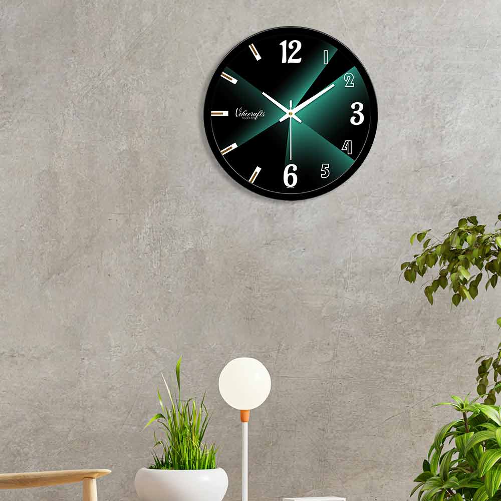 Green Wall Clock