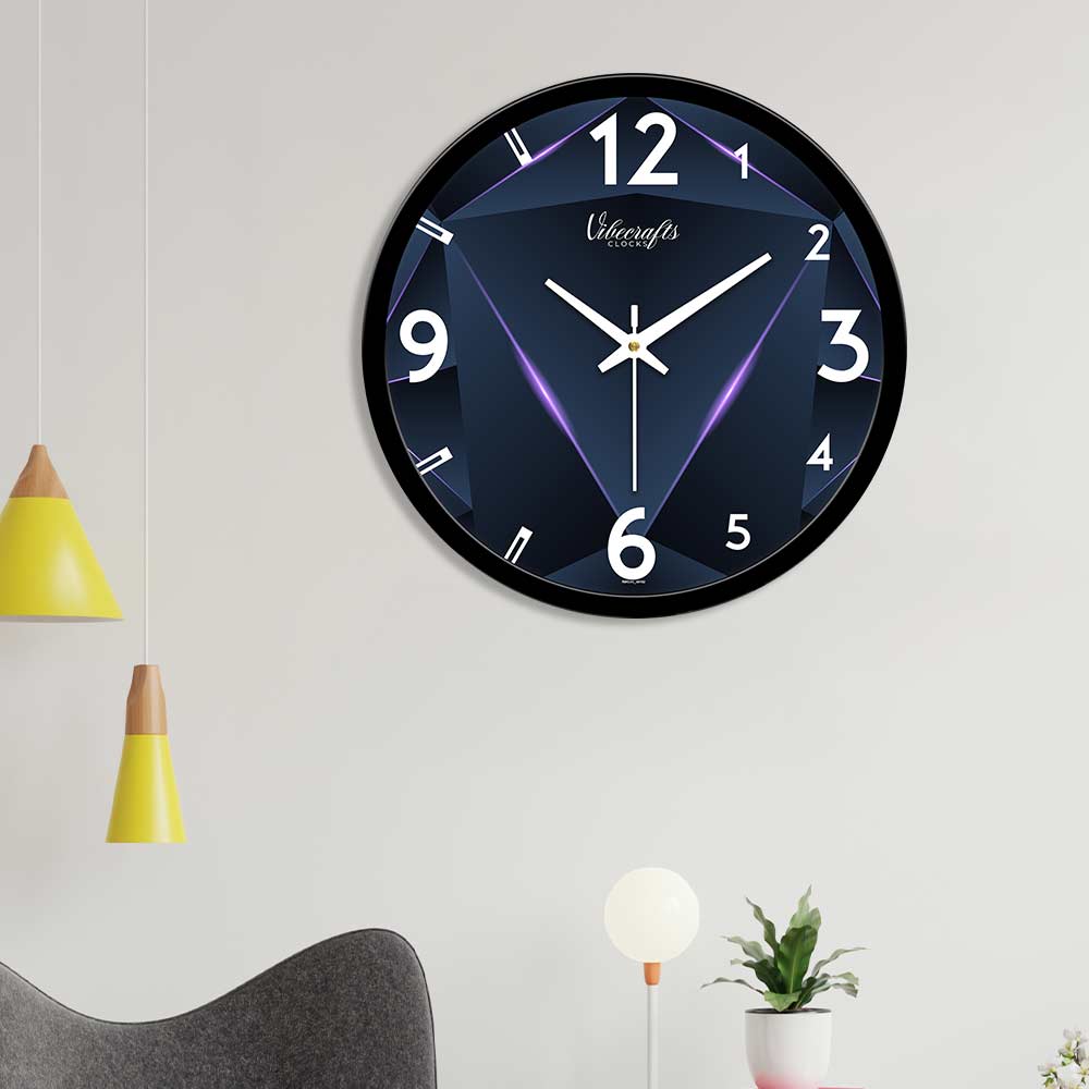 Blue Wall Clock