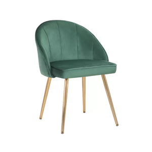 Royal Green Velvet Accent Chair