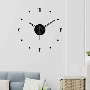 Golf Game Designer Big Size 3D Infinity Wall Clock