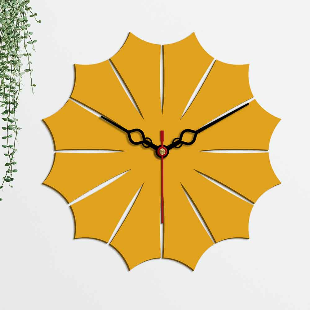 wall clock wooden design