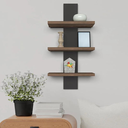 Lumber Board Decorative Wooden Wall Mounted Shelf
