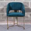 Comfort Seating Velvet & Iron Dining Chair