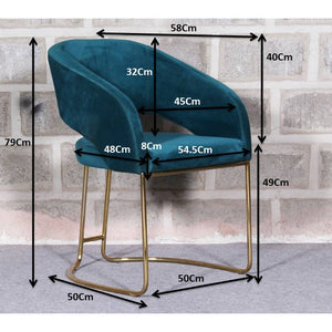 velvet dining chairs