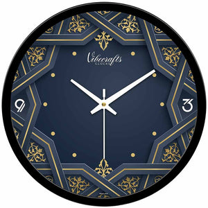 Blue colour Designer Wall Clock