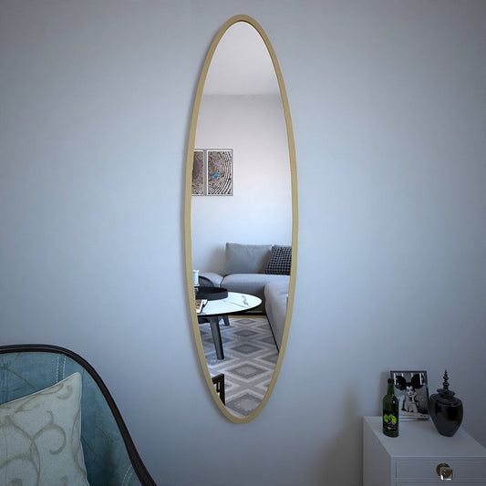 Minimal Design Full Length Oval Mirror