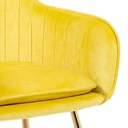 Back Luxury Yellow Sofa Lounge Chair