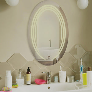 Oval LED Bathroom Mirror