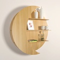  Wall Shelf / Book Shelf, Oak Finish