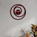 wooden wall clock