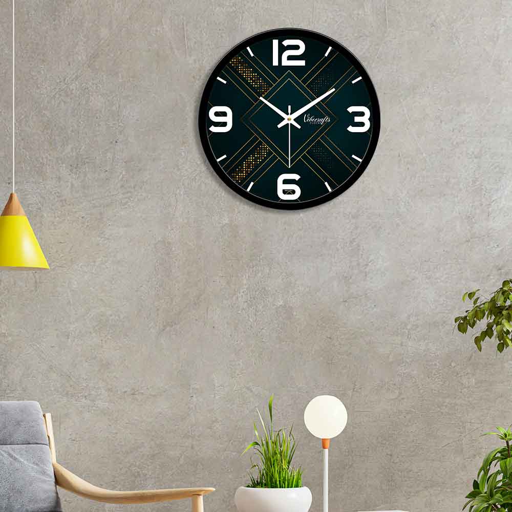 Premium Design of Linear Shapes Designer Wall Clock – Homcraft