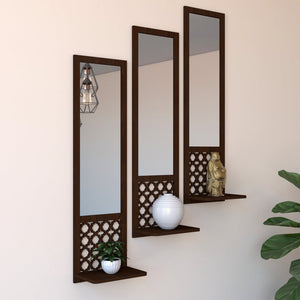 Long Wall Mirror Set of Three