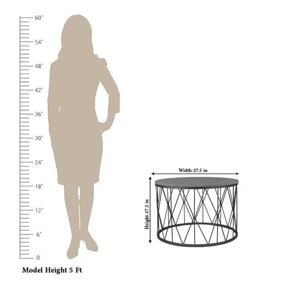 Premium Designer White Marble Center Table