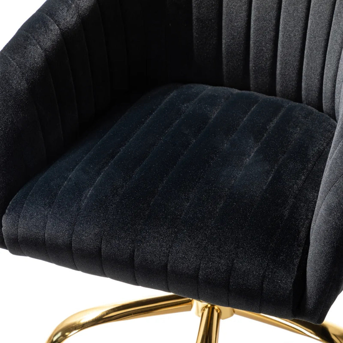 Black Sofa with Golden Legs