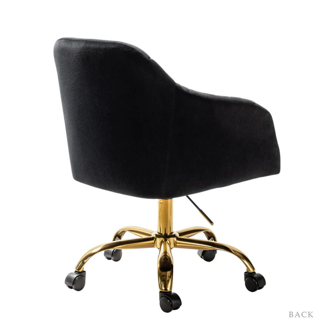 Black chair with Golden Legs