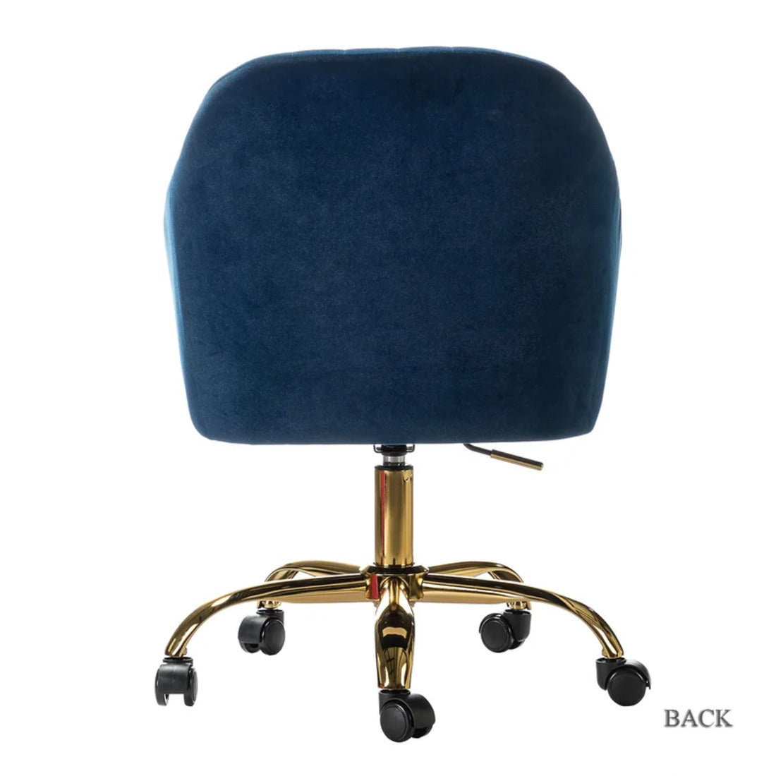 Velvet Premium Armchair with Golden Legs