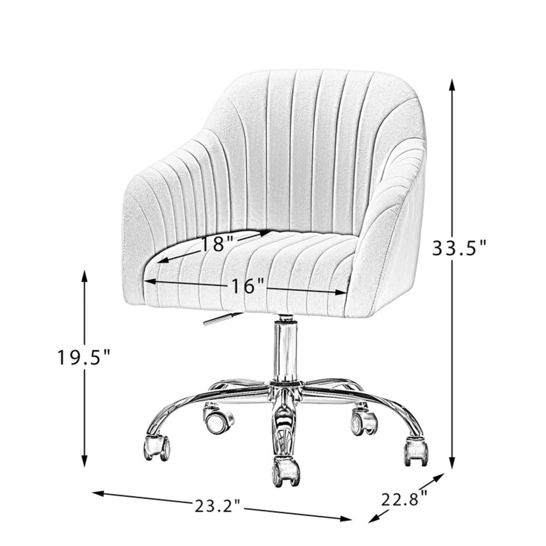  Armchair with Golden Legs