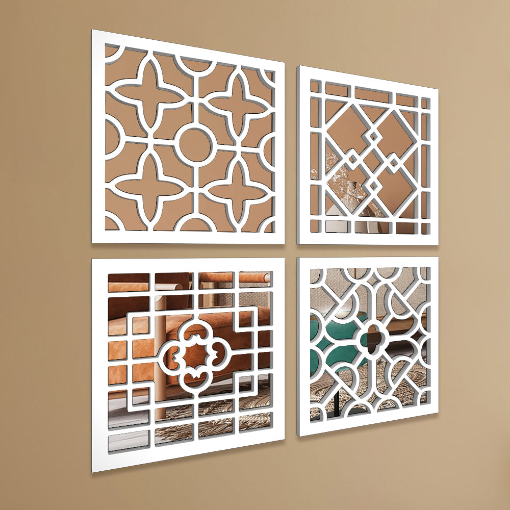 Mirror Wall Art Set of 4