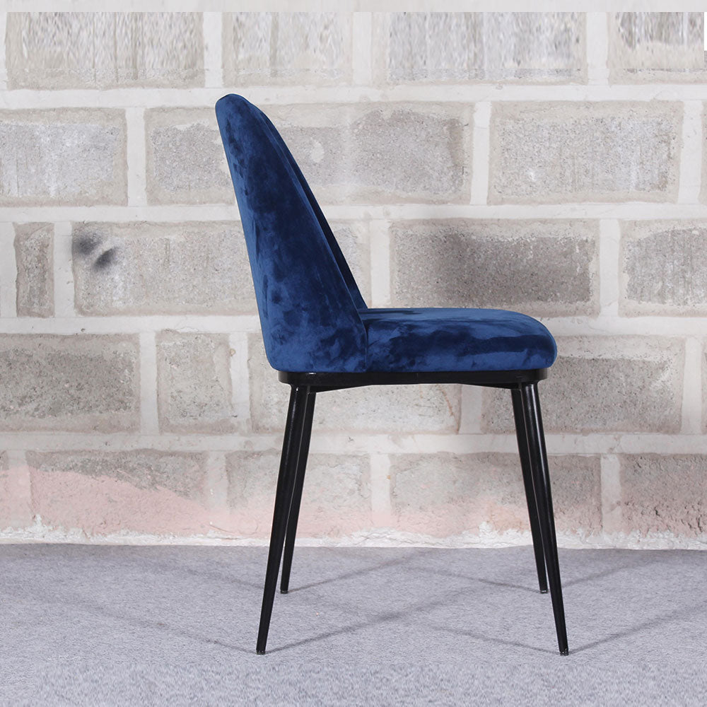  Velvet & Iron Dining Chair