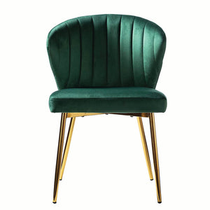 Green Velvet Tufted Luxury Accent Chair