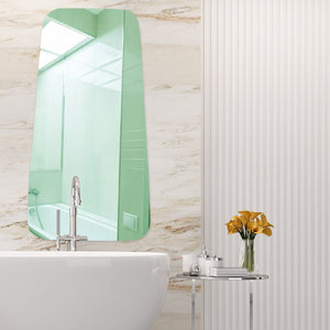 Frameless Beveled Tapered Shape Mirror