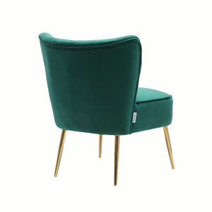 Seagreen Velvet Lounge Chair