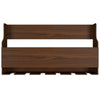 Mini Bar Shelf in Walnut Finish