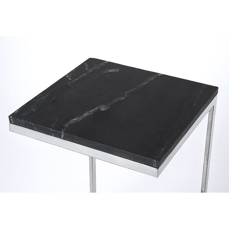 Square Black Marble Modern Designer Side Table