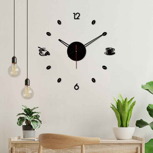 Tea Coffee Designer Big Size 3D Infinity Wall Clock