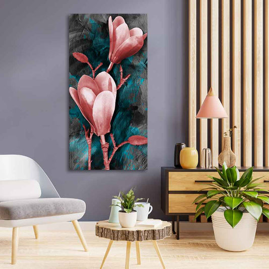 Tulips Flower Canvas Wall Hanging