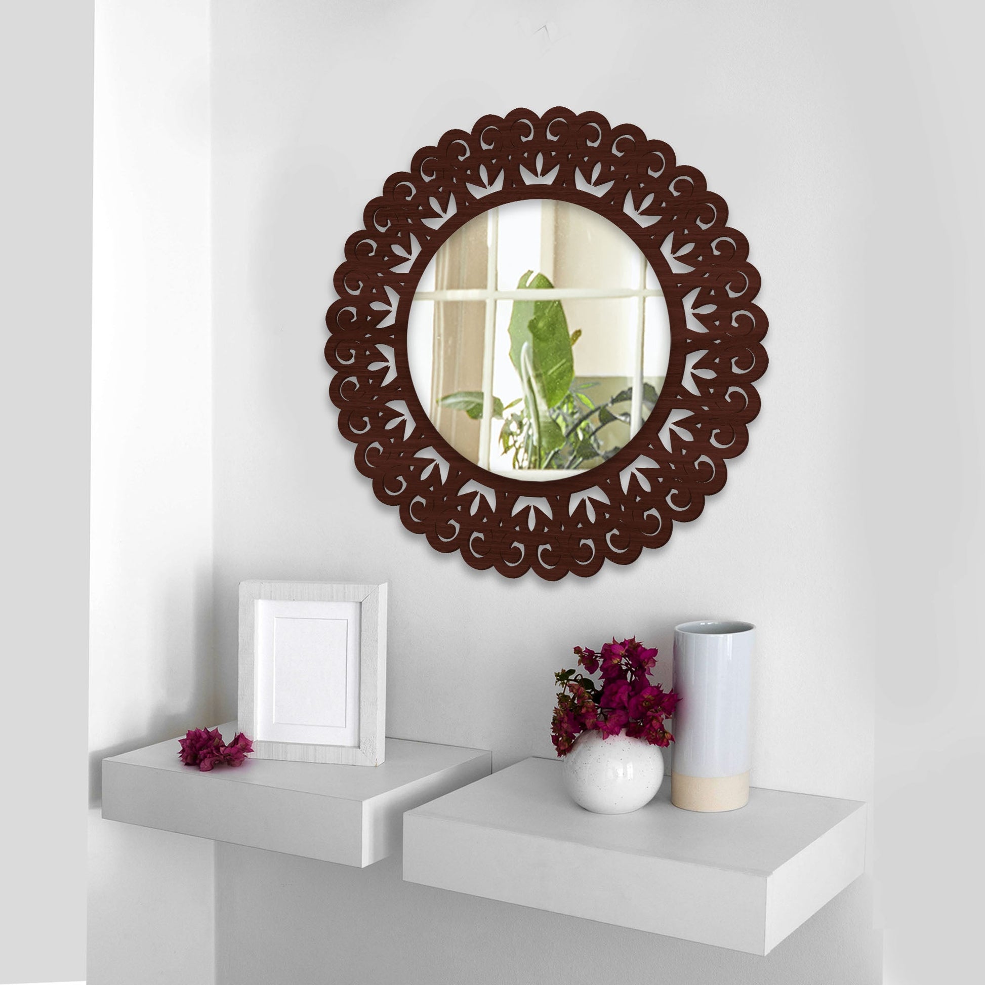  Design Wood Wall Mirror