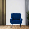 Urban Blue Luxurious Soft Velvet Armchair
