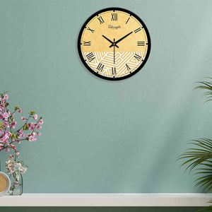 Yellow Wall Clock