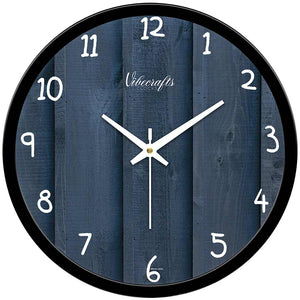 Wooden Texture Designer Wall Clock