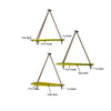  Planter Shelf with Rope (Yellow)