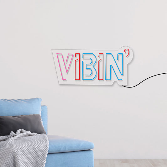 Vibin Text Neon Sign LED Light