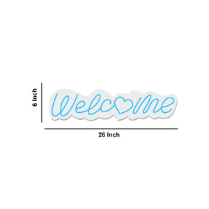 Welcome Text Neon Sign LED Light