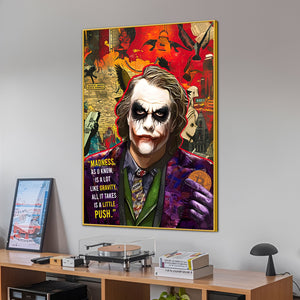 Why So Serious Cotton Canvas Wall Painting