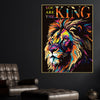 You Are The King Cotton Canvas Wall Painting