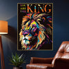 You Are The King Cotton Canvas Wall Painting